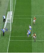 7 August 2016; Walter Walsh of Kilkenny scores his side's first goal past Stephen O'Keeffe of Waterford during the GAA Hurling All-Ireland Senior Championship Semi-Final match between Kilkenny and Waterford at Croke Park in Dublin. Photo by Daire Brennan/Sportsfile