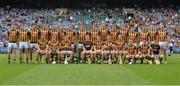 7 August 2016; Kilkenny squad before the GAA Hurling All-Ireland Senior Championship Semi-Final match between Kilkenny and Waterford at Croke Park in Dublin. Photo by Eóin Noonan/Sportsfile
