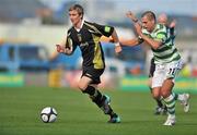 9 October 2010; Ronan Finn, Sporting Fingal, in action against Chris Turner, Shamrock Rovers. Airtricity League Premier Division, Shamrock Rovers v Sporting Fingal, Tallaght Stadium, Tallaght. Picture credit: Barry Cregg / SPORTSFILE
