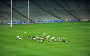 14 October 2010; A general view of the Irish team in action during squad training ahead of their first International Rules match against Australia on October 23rd. Ireland International Rules squad training, Croke Park, Dublin. Picture credit: Barry Cregg / SPORTSFILE