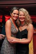 15 October 2010; Tracey Lonergan, from Mullinahone, Co. Tipperary, left, and Maire Murchan, from Clonmel, Co. Tipperary, during the 2010 GAA All-Stars Awards, sponsored by Vodafone. Citywest Hotel & Conference Centre, Saggart, Co. Dublin. Picture credit: Brendan Moran / SPORTSFILE