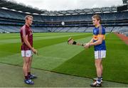 8 August 2016; Cyril Donnellan of Galway, left, and Noel McGrath of Tipperary during a media event ahead of the GAA All-Ireland Hurling Senior Championship Semi-Final between Galway and Tipperary this Sunday. Croke Park, Dublin. Photo by Piaras Ó Mídheach/Sportsfile