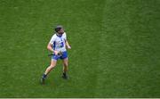 7 August 2016; Kevin Moran of Waterford watches his late shot, which was awarded as a point by the umpire and subsequently ruled wide by hawkeye during the GAA Hurling All-Ireland Senior Championship Semi-Final match between Kilkenny and Waterford at Croke Park in Dublin. Photo by Daire Brennan/Sportsfile