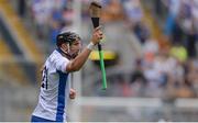 7 August 2016; Maurice Shanahan of Waterford celebrates scoring a second half point during the GAA Hurling All-Ireland Senior Championship Semi-Final match between Kilkenny and Waterford at Croke Park in Dublin. Photo by Piaras Ó Mídheach/Sportsfile