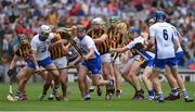 7 August 2016; Waterford players,Shane Fives, 2, Pauric Mahony, 20, Conor Gleeson, 17, Austin Gleeson, 6 and Philip Mahony vie for possession with Kilkenny players Richie Hogan, 15, Eóin Larkin, Michael Fennelly, 9, Joey Holden, 3, John Power and Lester Ryan during the GAA Hurling All-Ireland Senior Championship Semi-Final match between Kilkenny and Waterford at Croke Park in Dublin. Photo by Ray McManus/Sportsfile