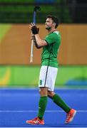 7 August 2016; Chris Cargo of Ireland after their Pool B match against the Netherlands at the Olympic Hockey Centre, Deodoro, during the 2016 Rio Summer Olympic Games in Rio de Janeiro, Brazil. Photo by Brendan Moran/Sportsfile
