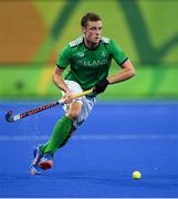 7 August 2016; Jonathan Bell of Ireland during their Pool B match against the Netherlands at the Olympic Hockey Centre, Deodoro, during the 2016 Rio Summer Olympic Games in Rio de Janeiro, Brazil. Photo by Brendan Moran/Sportsfile