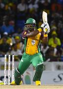 7 August 2016;  Dwayne Smith of Guyana Amazon Warriors hits 4 during Match 34 of the Hero Caribbean Premier League (CPL) – Final at Warner Park in Basseterre, St Kitts. Photo by Randy Brooks/Sportsfile