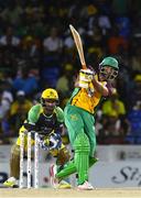 7 August 2016;  Sohail Tanvir of Guyana Amazon Warriors hits 4 during Match 34 of the Hero Caribbean Premier League (CPL) – Final at Warner Park in Basseterre, St Kitts. Photo by Randy Brooks/Sportsfile
