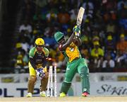 7 August 2016;  Anthony Bramble of Guyana Amazon Warriors bowled by Imad Wasim of Jamaica Tallawahs during Match 34 of the Hero Caribbean Premier League (CPL) – Final at Warner Park in Basseterre, St Kitts. Photo by Randy Brooks/Sportsfile