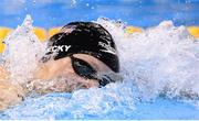 7 August 2016; Katie Ledecky of USA on her way to winning the final of the Women's 400m Freestyle at the Olympic Aquatic Stadium during the 2016 Rio Summer Olympic Games in Rio de Janeiro, Brazil. Photo by Stephen McCarthy/Sportsfile