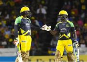 7 August 2016;  Chris Gayle (L) and Chadwick Walton (R) of Jamaica Tallawahs 50 partnership during Match 34 of the Hero Caribbean Premier League (CPL) – Final at Warner Park in Basseterre, St Kitts. Photo by Randy Brooks/Sportsfile