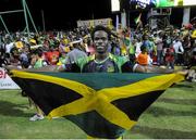 7 August 2016; Chadwick Walton of Jamaica Tallawahs celebrates winning Match 34 of the Hero Caribbean Premier League (CPL) – Final at Warner Park in Basseterre, St Kitts. Photo by Randy Brooks/Sportsfile