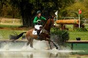 8 August 2016; Padraig McCarthy of Ireland on Simon Porloe in action during the Eventing Team Cross Country at the Olympic Equestrian Centre, Deodoro during the 2016 Rio Summer Olympic Games in Rio de Janeiro, Brazil. Photo by Ramsey Cardy/Sportsfile