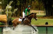 8 August 2016; Padraig McCarthy of Ireland on Simon Porloe in action during the Eventing Team Cross Country at the Olympic Equestrian Centre, Deodoro during the 2016 Rio Summer Olympic Games in Rio de Janeiro, Brazil. Photo by Ramsey Cardy/Sportsfile