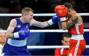8 August 2016; Paddy Barnes of Ireland, left, in action against Samuel Carmona Heredia of Spain during their Light-Flyweight preliminary round of 32 bout in the Riocentro Pavillion 6 Arena during the 2016 Rio Summer Olympic Games in Rio de Janeiro, Brazil. Photo by Stephen McCarthy/Sportsfile