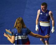 8 August 2016; Paddy Barnes of Ireland following his Light-Flyweight preliminary round of 32 bout with Samuel Carmona Heredia of Spain in the Riocentro Pavillion 6 Arena during the 2016 Rio Summer Olympic Games in Rio de Janeiro, Brazil. Photo by Stephen McCarthy/Sportsfile