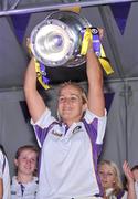 13 September 2010; Wexford's Katrina Parrock. Wexford team return home as Gala All-Ireland Senior Camogie Champions, Wexford Quay, Wexford. Picture credit: Barry Cregg / SPORTSFILE