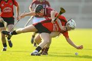 10 October 2010; John Roche, Oulart the Ballagh, in action against Paidi Kelly, St Martin's. Wexford County Senior Hurling Championship Final. Oulart the Ballagh v St Martin's, Wexford Park, Wexford. Picture credit: Matt Browne / SPORTSFILE