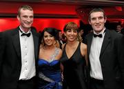 15 October 2010; Cork footballers Nicholas Murphy, left, and Graham Canty with Gillian Barry, left, and Tina Canty during the 2010 GAA All-Stars Awards, sponsored by Vodafone. Citywest Hotel & Conference Centre, Saggart, Co. Dublin. Picture credit: Oliver McVeigh / SPORTSFILE