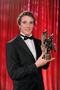 15 October 2010; Aidan Walsh, Cork, with his GAA Football All-Star Young Player of the Year award, during the 2010 GAA All-Stars Awards, sponsored by Vodafone. Citywest Hotel & Conference Centre, Saggart, Co. Dublin. Picture credit: Brendan Moran / SPORTSFILE