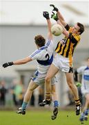 17 October 2010; Aaron Cunningham, Crossmaglen Rangers, in action against Cathal Fegan, Dromintee St Patricks. Armagh County Senior Football Championship Final, Crossmaglen Rangers v Dromintee St Patricks, St Oliver Plunkett Park, Crossmaglen, Co. Armagh. Photo by Sportsfile