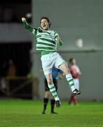 19 October 2010; Gary Twigg, Shamrock Rovers, celebrates at the end of the game. FAI Ford Cup Semi-Final Replay, St Patrick's Athletic v Shamrock Rovers, Richmond Park, Inchicore, Dublin. Picture credit: David Maher / SPORTSFILE