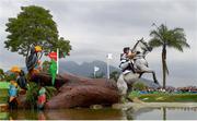8 August 2016; Gemma Tattersall of Great Britain on Quicklook V in action during the Eventing Team Cross Country at the Olympic Equestrian Centre, Deodoro during the 2016 Rio Summer Olympic Games in Rio de Janeiro, Brazil. Photo by Ramsey Cardy/Sportsfile