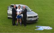 9 August 2016; Dublin GAA and Kilmacud Crokes stars Paul Mannion and Cian O’Sullivan, along with Dublin team-mate and Volkswagen Ambassador Bernard Brogan were joined by former Dublin player Ray Cosgrove and former Westmeath, Galway, and Laois manager Tomás Ó Flatharta in Glenalbyn, Kilmacud Crokes today to officially announce Volkswagen’s sponsorship of the Kilmacud Crokes All-Ireland GAA football Sevens. In attendance are, from left, Chairman of Kilmacud Crokes Kevin Foley, Bernard Brogan, and Head of Marketing of Volkswagen Ireland Paul O'Sullivan, during the announcement at Glenalbyn House in Stillorgan, Co. Dublin. Photo by Daire Brennan/Sportsfile