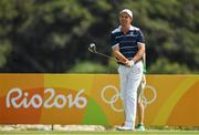 9 August 2016; Padraig Harrington of Ireland in action during a training round ahead of the Men's Strokeplay competition at the Olympic Golf Course, Barra de Tijuca, during the 2016 Rio Summer Olympic Games in Rio de Janeiro, Brazil. Photo by Brendan Moran/Sportsfile
