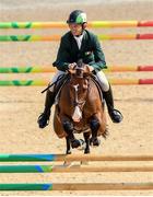 9 August 2016; Jonty Evans of Ireland, on Cooley Rorkes Drift, in action during the Eventing Team Jumping Final at the Olympic Equestrian Centre, Deodoro, during the 2016 Rio Summer Olympic Games in Rio de Janeiro, Brazil. Photo by Stephen McCarthy/Sportsfile