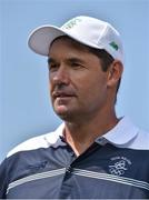 9 August 2016; Padraig Harrington of Ireland before a practice round ahead of the Men's Strokeplay competition at the Olympic Golf Course, Barra de Tijuca, during the 2016 Rio Summer Olympic Games in Rio de Janeiro, Brazil. Photo by Brendan Moran/Sportsfile