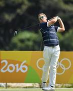 9 August 2016; Seamus Power of Ireland in action during a practice round ahead of the Men's Strokeplay competition at the Olympic Golf Course, Barra de Tijuca, during the 2016 Rio Summer Olympic Games in Rio de Janeiro, Brazil. Photo by Brendan Moran/Sportsfile