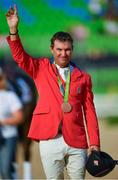 9 August 2016; Silver medalist Philip Duton of USA following the Eventing Individual Jumping Final at the Olympic Equestrian Centre, Deodoro, during the 2016 Rio Summer Olympic Games in Rio de Janeiro, Brazil. Photo by Stephen McCarthy/Sportsfile