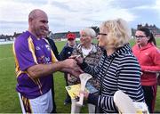 9 August 2016; Former Kilkenny player DJ Carey signs autographs after the fifth annual Hurling for Cancer Research, a celebrity hurling match in aid of the Irish Cancer Society in St Conleth’s Park, Newbridge. Ireland's top GAA and horseracing stars lined out for the game, organised by horseracing trainer Jim Bolger and National Hunt jockey Davy Russell. To date the event has raised €400,000 for the Irish Cancer Society, the leading voluntary funder of cancer research in Ireland. St Conleth’s Park, Newbridge, Kildare. Photo by David Maher/Sportsfile