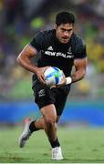 9 August 2016; Akira Ioane of New Zealand during the Men's Pool A Rugby Sevens match between New Zealand and Kenya at the Deodoro Stadium during the 2016 Rio Summer Olympic Games in Rio de Janeiro, Brazil. Photo by Stephen McCarthy/Sportsfile