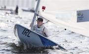 9 August 2016; Finn Lynch of Ireland in action during Race 3 of the Men's Laser on the Escola Naval course, Copacabana, during the 2016 Rio Summer Olympic Games in Rio de Janeiro, Brazil. Photo by David Branigan/Sportsfile