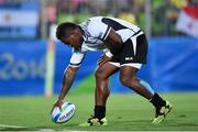 9 August 2016; Josua Tuisova of Fiji scores a try during the Men's Pool A Rugby Sevens match between Fiji and Argentina at the Deodoro Stadium during the 2016 Rio Summer Olympic Games in Rio de Janeiro, Brazil. Photo by Stephen McCarthy/Sportsfile