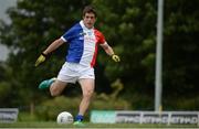 9 August 2016; Antoine Botrel of France scores a goal against Beijing from the penalty spot during the Etihad Airways GAA World Games 2016 - Day 1 at UCD in Dublin. Photo by Cody Glenn/Sportsfile