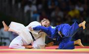 10 August 2016; Esther Stam of Georgia in action against Naranjargal Tsend-Ayush of Mongolia during the Women's -70 kg Elimination Round of 32 at the 2016 Rio Summer Olympic Games in Rio de Janeiro, Brazil. Photo by Ramsey Cardy/Sportsfile