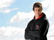 20 October 2010; Ulster's Adam D'Arcy after a press conference ahead of their Celtic League match against Edinburgh on Friday. Newforge Country Club, Belfast, Co. Antrim. Picture credit: Oliver McVeigh / SPORTSFILE