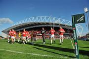 16 October 2010; Toulon players warm up before the game. Heineken Cup Pool 2, Round 2, Munster v Toulon, Thomond Park, Limerick. Picture credit: Diarmuid Greene / SPORTSFILE