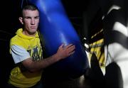 20 October 2010; Ireland Olympic boxer John Joe Nevin at the announcement that he has signed a 3 year contract to fight with Paris United in the World Series of Boxing. John Joe Nevin signing, National Stadium, Dublin. Picture credit: Brian Lawless / SPORTSFILE