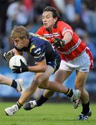 20 October 2010; Kieren Jack, Australia, in action against Liam Jennings, Third Level Colleges. International Rules Warm-Up Match, Third Level Colleges v Australia, Pairc Ui Chaoimh, Cork. Picture credit: Matt Browne / SPORTSFILE