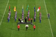 19 September 2010; A general view of the half-time entertainment with musician Liam O'Connor and the Artane Band. GAA Football All-Ireland Senior Championship Final, Down v Cork, Croke Park, Dublin. Picture credit: Brendan Moran / SPORTSFILE