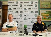 22 October 2010; Ireland Head Coach Anthony Tohill and Australian Head Coach Michael Malthouse during an International Rules press conference ahead of the first match between Ireland and Australia on Saturday. International Rules Press Conference, The Hunt Museum, Rutland Street, Limerick. Picture credit: Alan Place / SPORTSFILE
