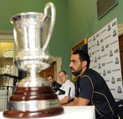 22 October 2010; Australian Captain Adam Goodes during an International Rules press conference ahead of the first match between Ireland and Australia on Saturday. International Rules Press Conference, The Hunt Museum, Rutland Street, Limerick. Picture credit: Alan Place / SPORTSFILE