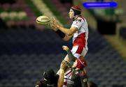22 October 2010; Johann Muller, Ulster, itakes the ball in the lineout. Celtic League, Edinburgh v Ulster, Murrayfield, Edinburgh, Scotland. Picture credit: Craig Watson / SPORTSFILE