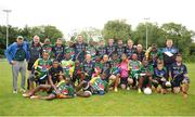 10 August 2016;  South Africa Gaels and Europe pose for a picture following their game during the Etihad Airways GAA World Games 2016 - Day 2 at UCD in Dublin. Photo by Sam Barnes/Sportsfile