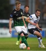 10 August 2016; Conor Kenna of Bray Wanderers in action against David McMillan of Dundalk during the SSE Airtricity League Premier Division match between Bray Wanderers and Dundalk at the Carlisle Grounds in Bray, Co Wicklow. Photo by David Fitzgerald/Sportsfile